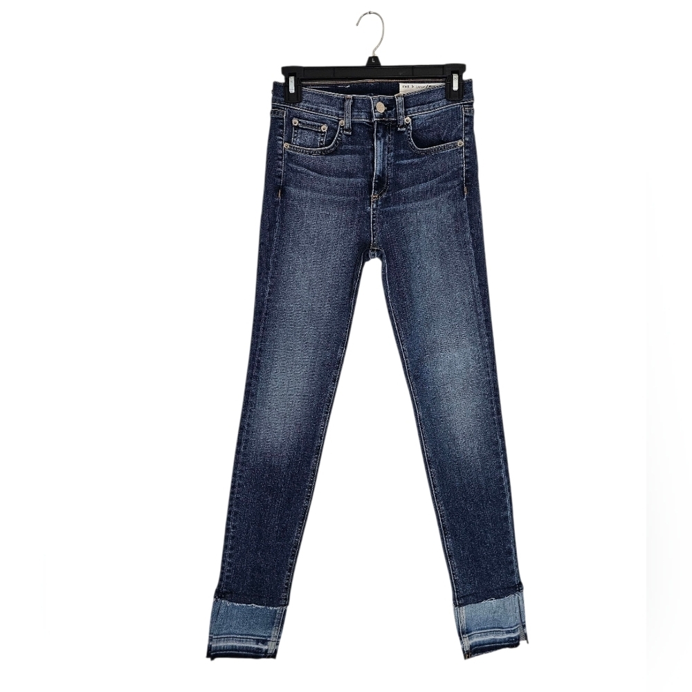 Rag‎ & Bone 10 Inch Ankle Skinny Blue Jeans 25 NWT